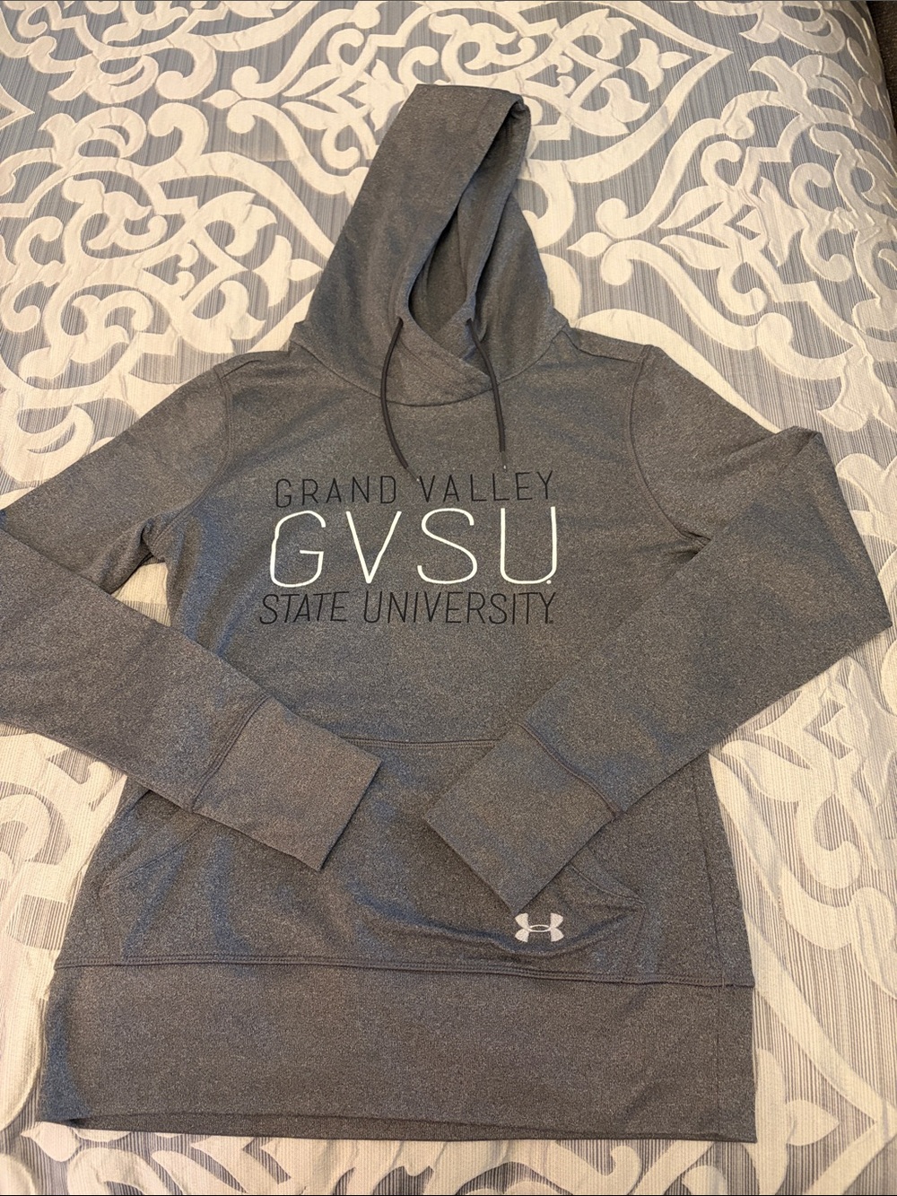 Under Armour Gray GVSU Grand Valley State University Hoodie